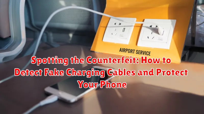 Spotting the Counterfeit: How to Detect Fake Charging Cables and Protect Your Phone