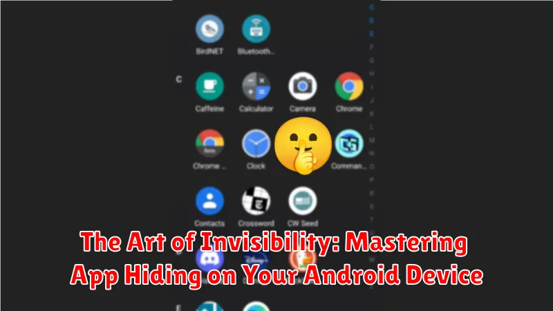 The Art of Invisibility: Mastering App Hiding on Your Android Device
