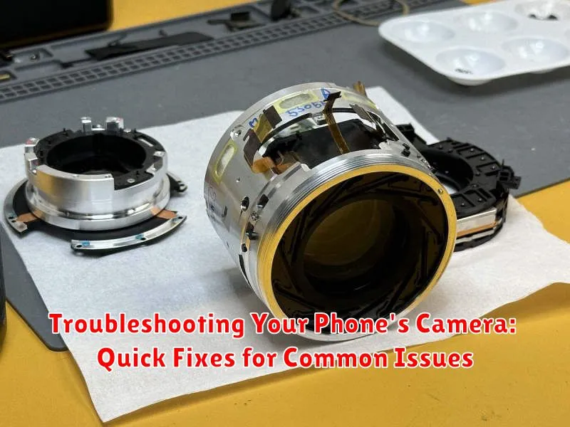 Troubleshooting Your Phone's Camera: Quick Fixes for Common Issues