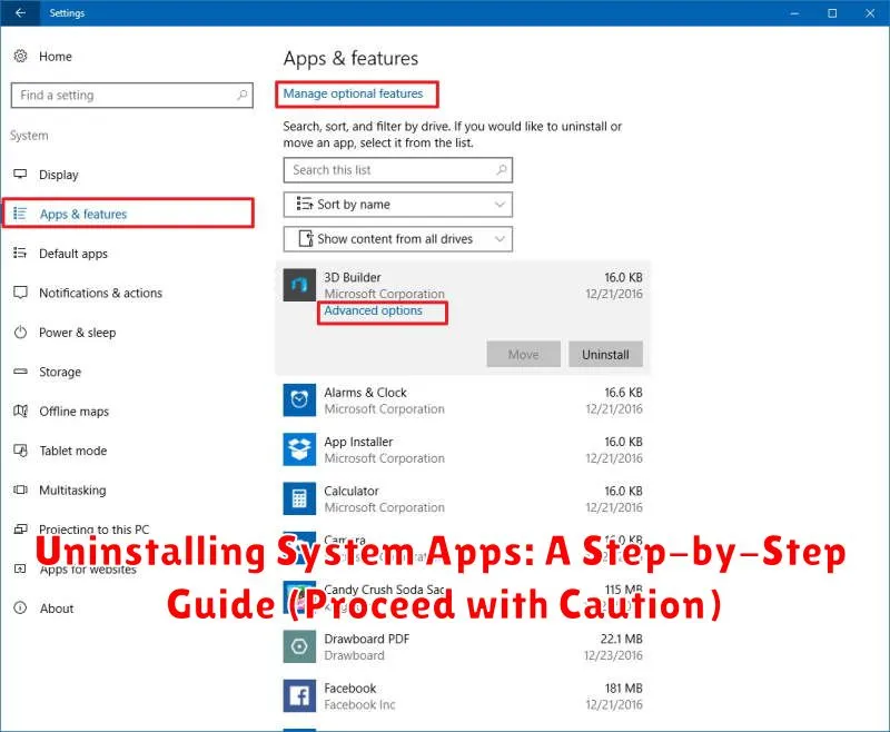 Uninstalling System Apps: A Step-by-Step Guide (Proceed with Caution)