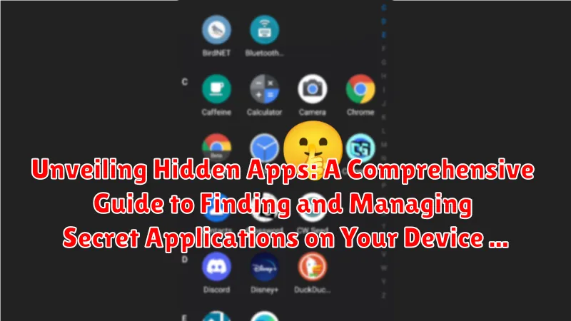 Unveiling Hidden Apps: A Comprehensive Guide to Finding and Managing Secret Applications on Your Device
